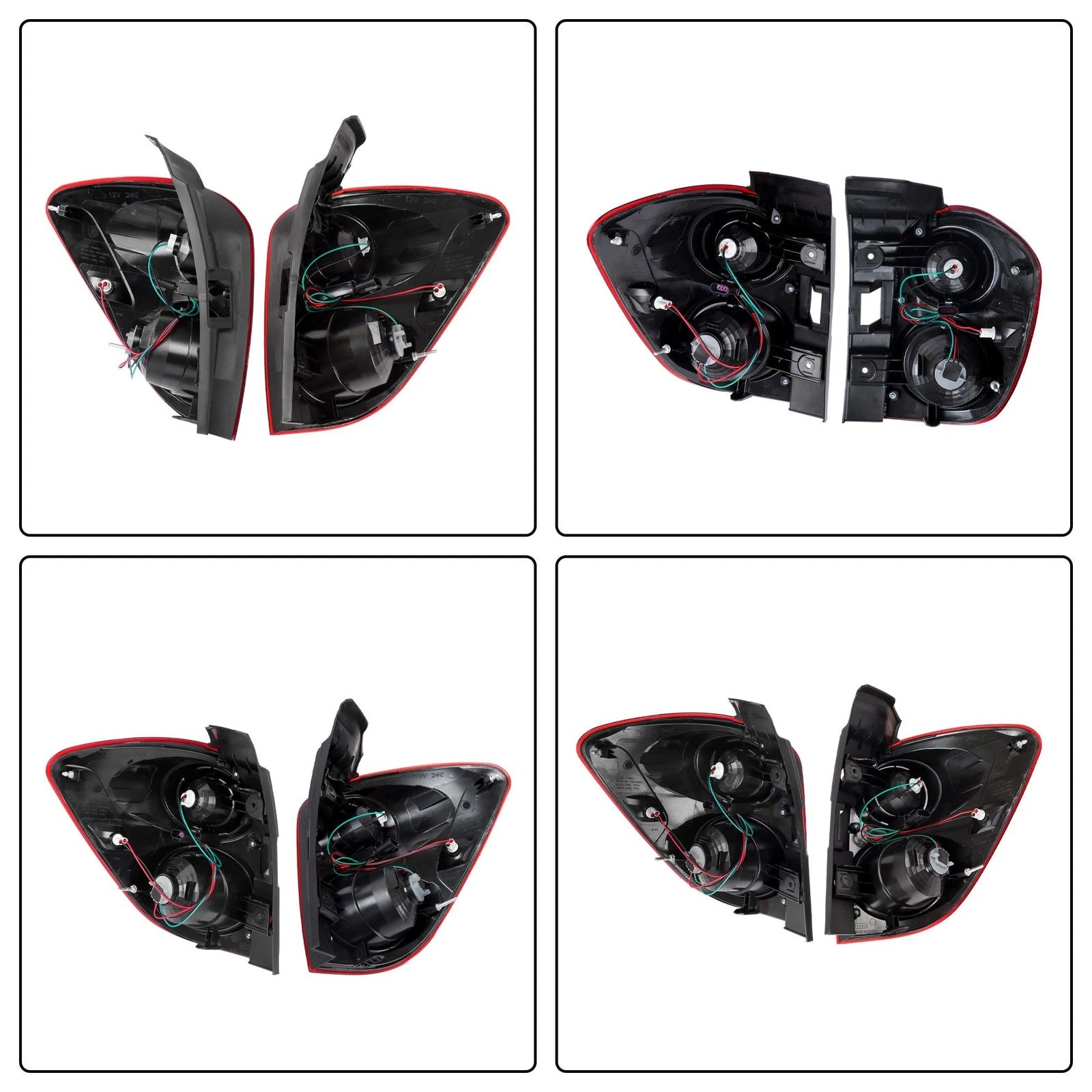 Tail Light Assembly Set for Chevy Equinox (2010–2015) Left & Right