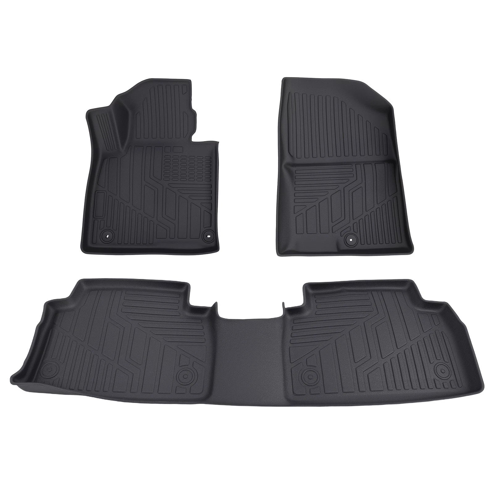 TPE Carpet Floor Mats for Hyundai Santa Fe (2019–2020) Anti-Slip Waterproof