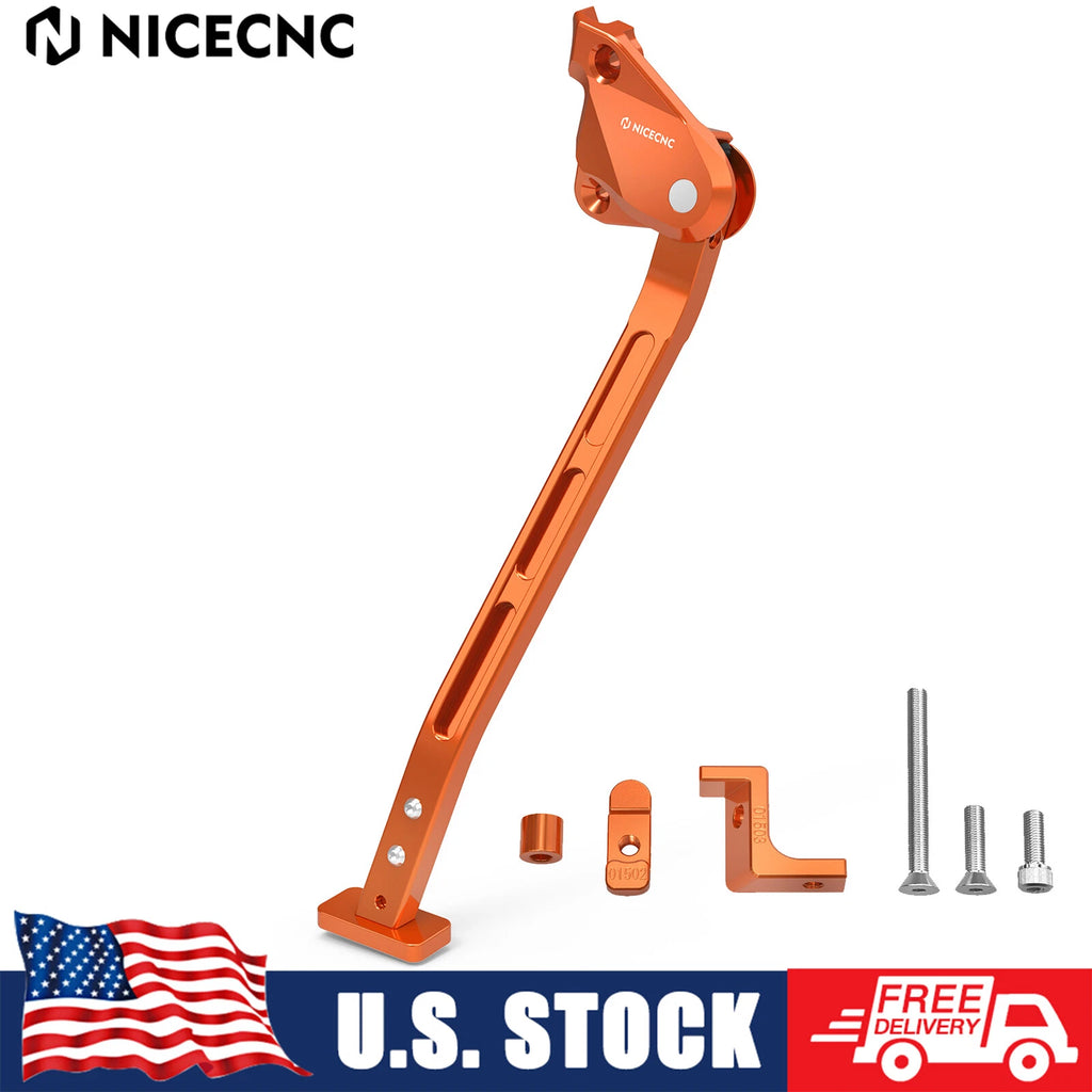NICECNC Side Kick Stand for KTM 250 350 450 SXF SX-F (2016–2025) Orange