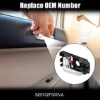 Left Interior Door Handle for Kia Spectra (2000–2009) No. 826102F000VA