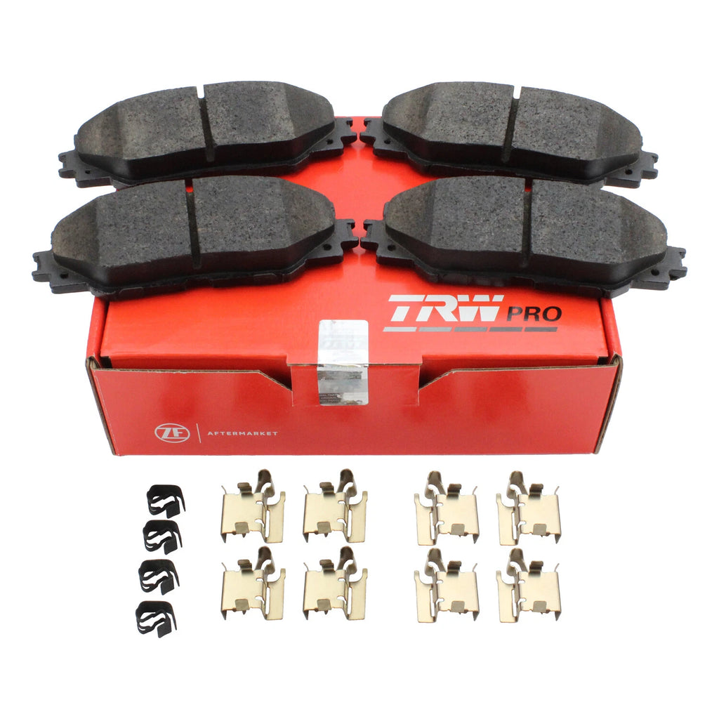 Set of 4 TRW Pro Front Ceramic Brake Pads for HS250h, Vibe, xB, xD, Corolla, Matrix, RAV4 (2009–2019)