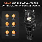 Front Complete Strut Spring Shock Absorber Assembly for Hyundai Accent (2006-2011)