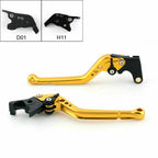 Long Brake Clutch Levers for Ducati Hypermotard 1100/SP (2007–2012) Gold T9