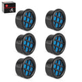 6x High Flow 1\ Air Box Filter Vents for ATV/UTV/Motorcycle Air Filter Cap