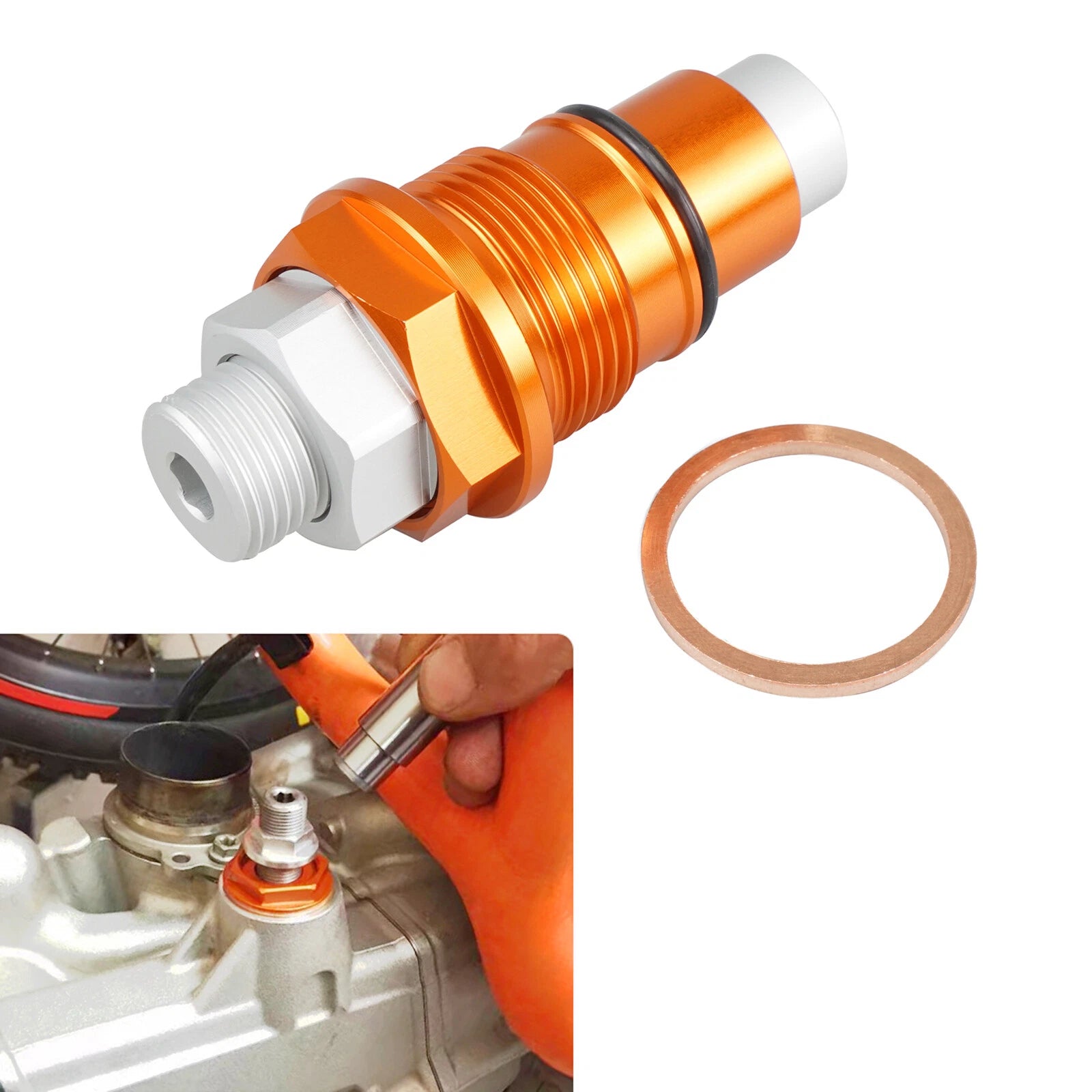 Manual Timing Cam Chain Tensioner Adjuster for KTM 250 350 SXF XCF (2011–2022)