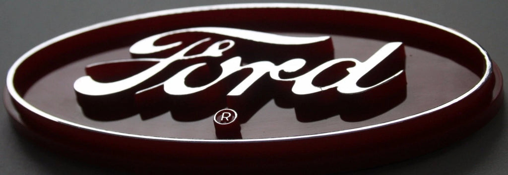 3D Emblem Decal Sticker for Ford Tractor (Farm Red Logo)
