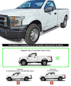 6in Stainless Steel Side Bars for Ford F150 (2015-2026)