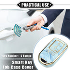 Key Fob Cover for Honda Accord CR-V (2016–2022) 5 Button TPU Blue