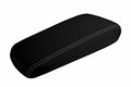 Leather Console Lid Armrest Cover for Dodge Charger (2008–2010) Beige Stitch