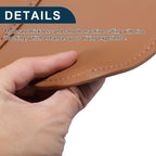 2X Car Door Anti Kick Pad Sticker for Toyota Vellfire Alphard (2015–2020) Brown