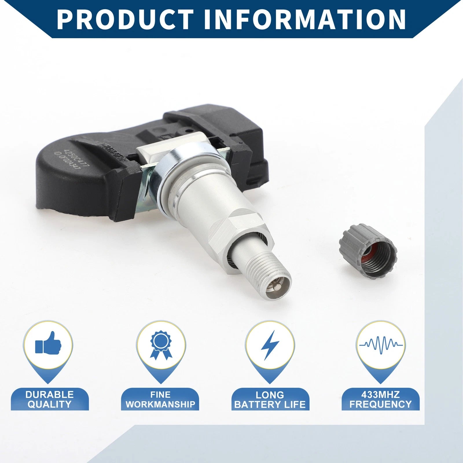Tire Pressure Sensor for Mitsubishi Lancer (2014–2019) No.4250C477/1612477080