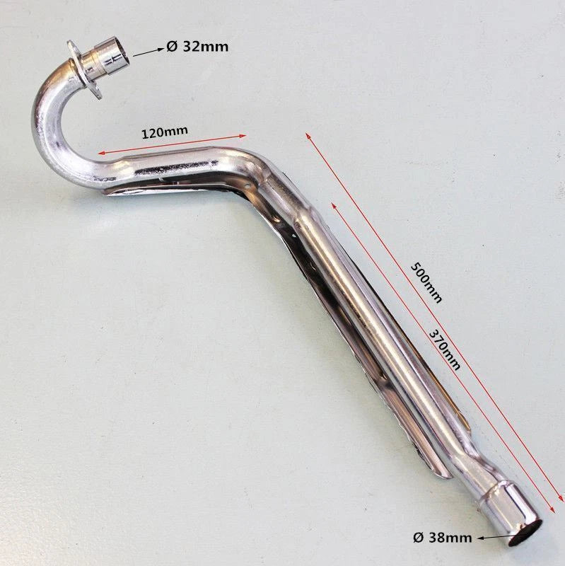 38mm Performance Big Bore Exhaust Pipe for Atomik PIT PRO (70-125cc)