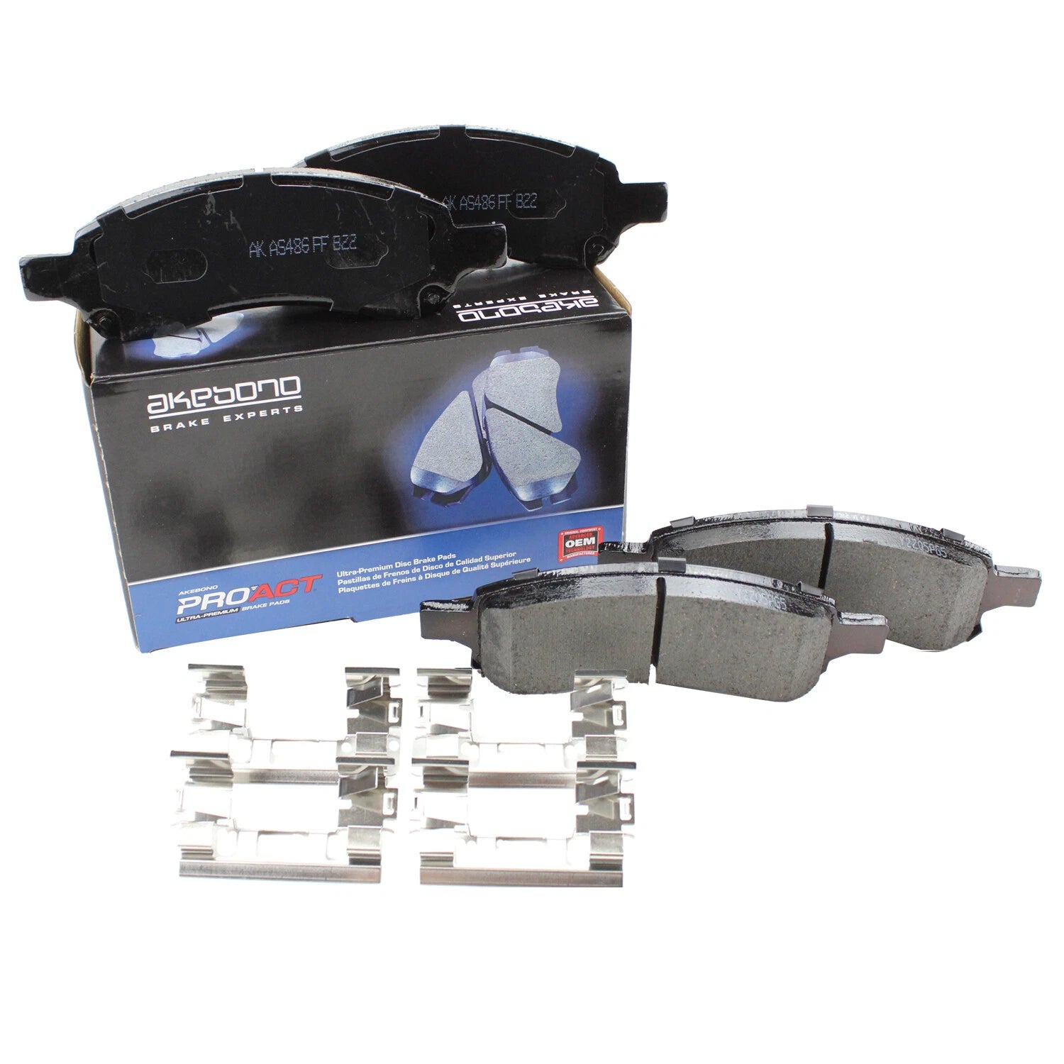 Front ProAct Disc Brake Pads for Buick Rainier, GMC Canyon, Saab 9-7x (2004–2009)