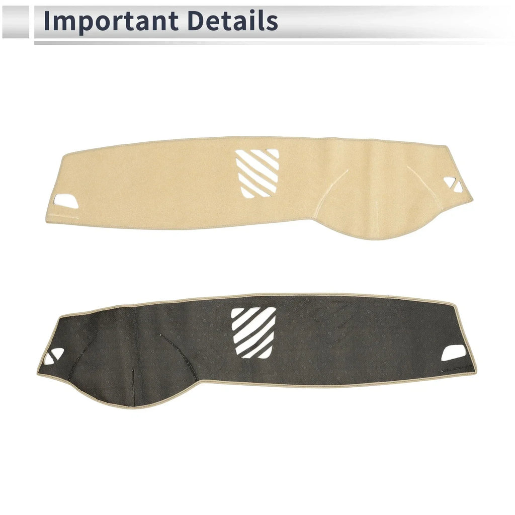 Dash Cover Mat for BMW 5 Series F10/F11 Beige Sun Protector Pad