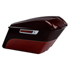 Saddlebags for Harley Street Glide (2014–Present) Mysterious Red/Velocity Red Sunglo