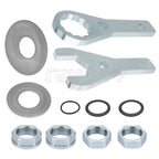 Set of 2 Rear Axle Nut Wrench Tool & Washer for Honda TRX420 (2007–2013)