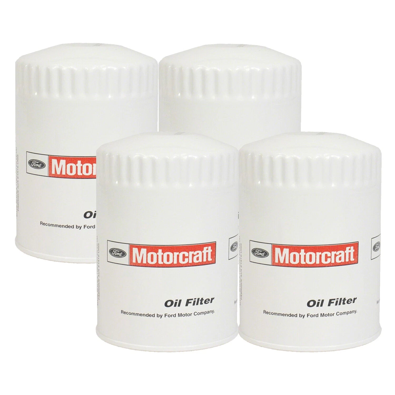 Set of 4 Engine Oil Filters for Ford E-350 F-250 F-350 SD (1994–2003)