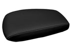 Leather Console Lid Armrest Cover for Ford Escape (2001–2004) Gray Stitch