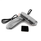 Chrome LED Mirror Block Off Base Plates for Suzuki GSX-R 1000 (2017–2021)