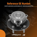 Rear Wheel Bearing Hub for Chevrolet Malibu FWD (2016–2021) 512575 HA590488