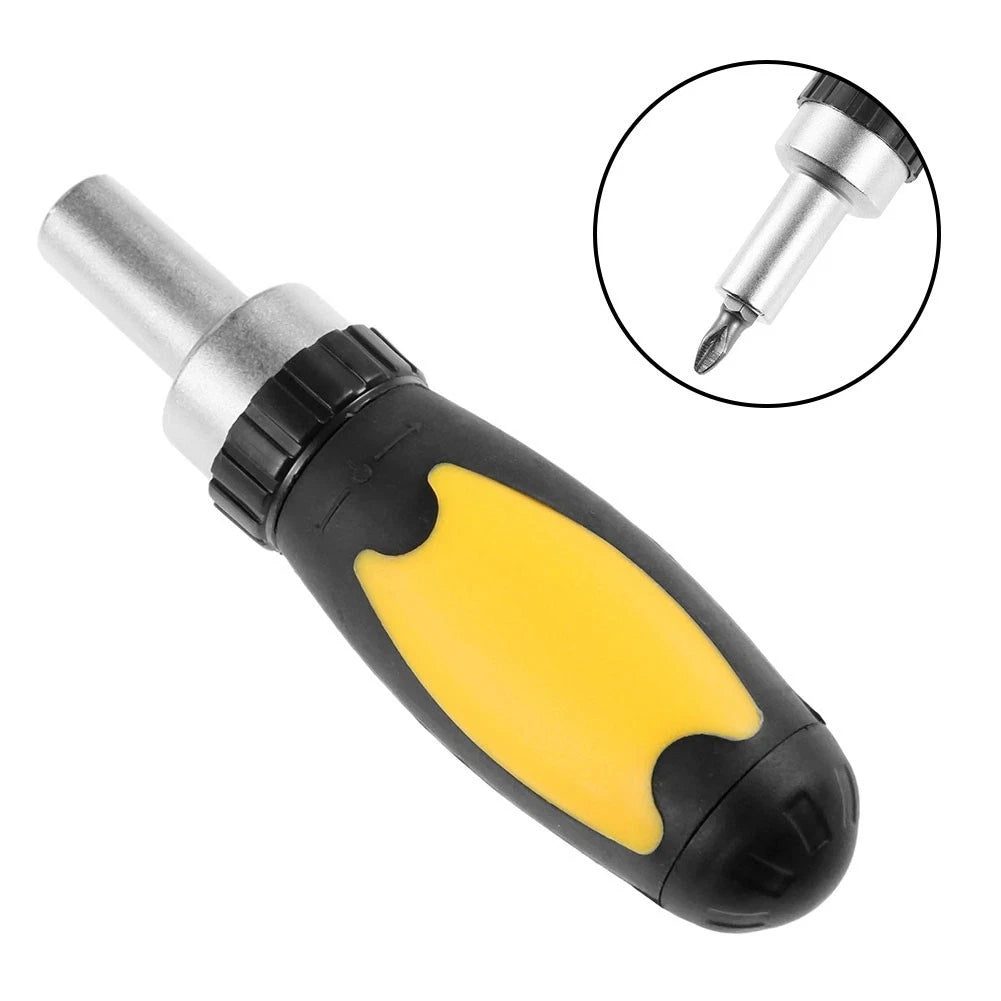 Ratchet Wrench Set of 2 with Screwdriver for Automotive Repair Tools