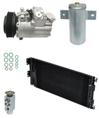 AC Compressor Kit With Condenser Replacement for Freelander 2.5L (2004–2006)