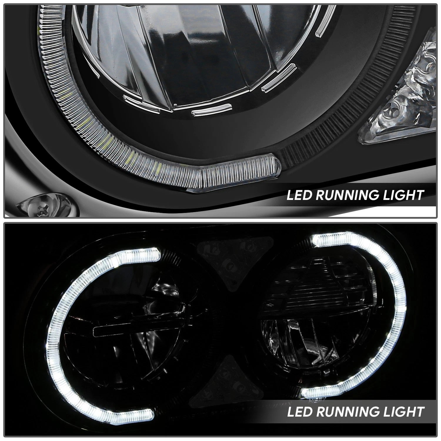 Full LED Reflector Conversion Headlights for Peterbilt 359 379 (1981–2021)