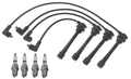 Ignition Wire Set & 4 ACDelco Spark Plugs for Hyundai Kia L4