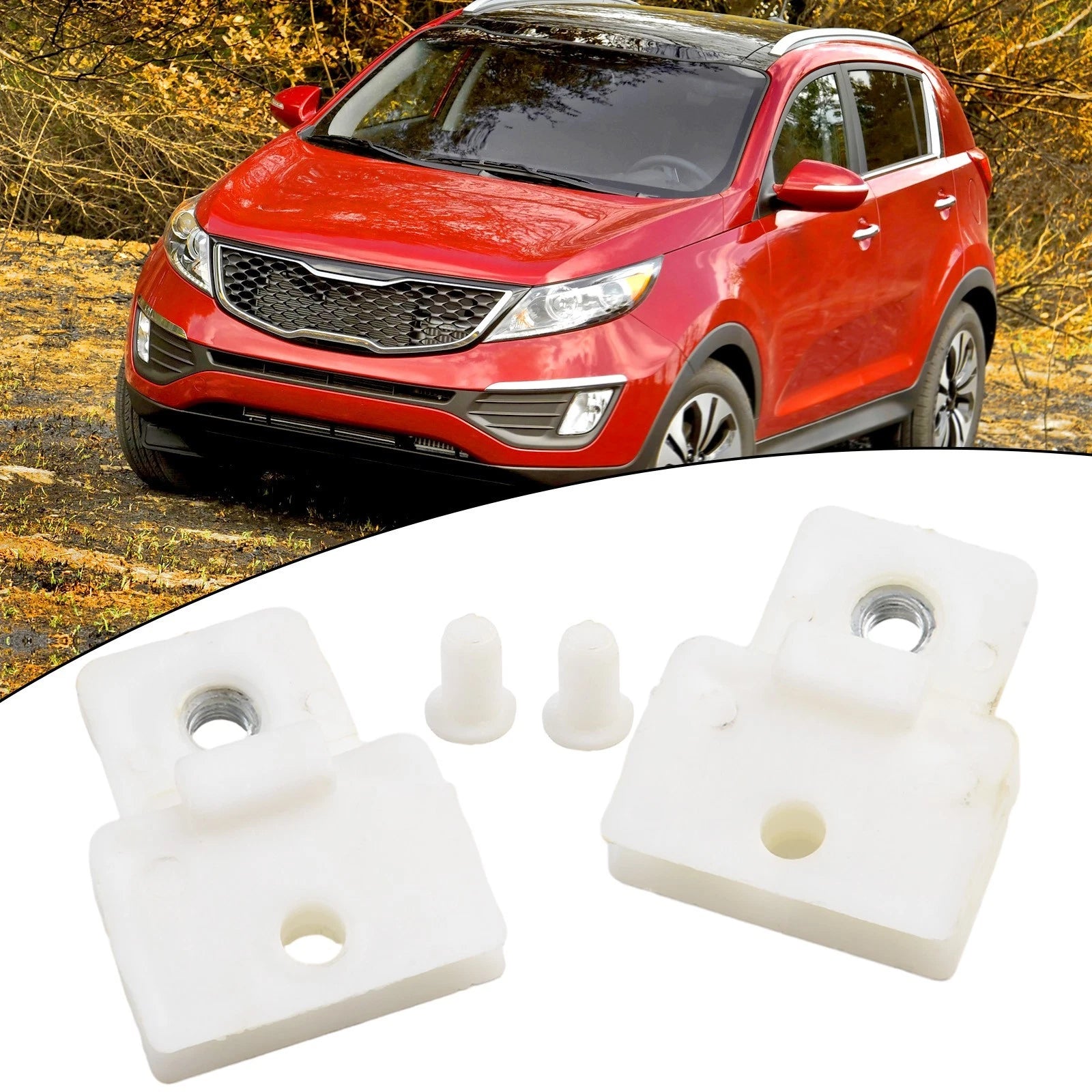 Set of 2 Channel Clips for Isuzu Trooper (1992–2002)