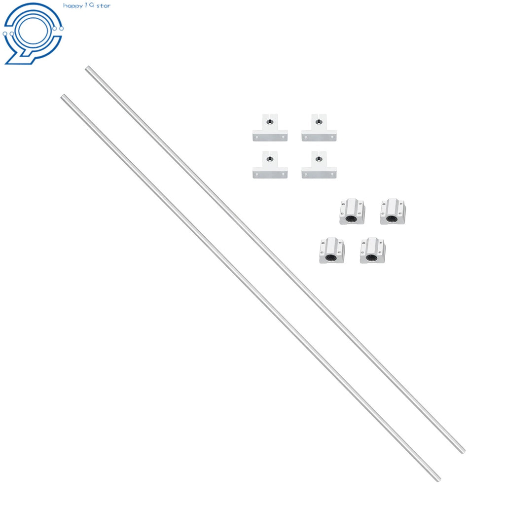 Set of 4 Linear Motion Rails for Precision Applications (800mm Length)