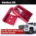 2X Front Tow Hooks for Tacoma 2024-2026, 4Runner 2025-2026, Red