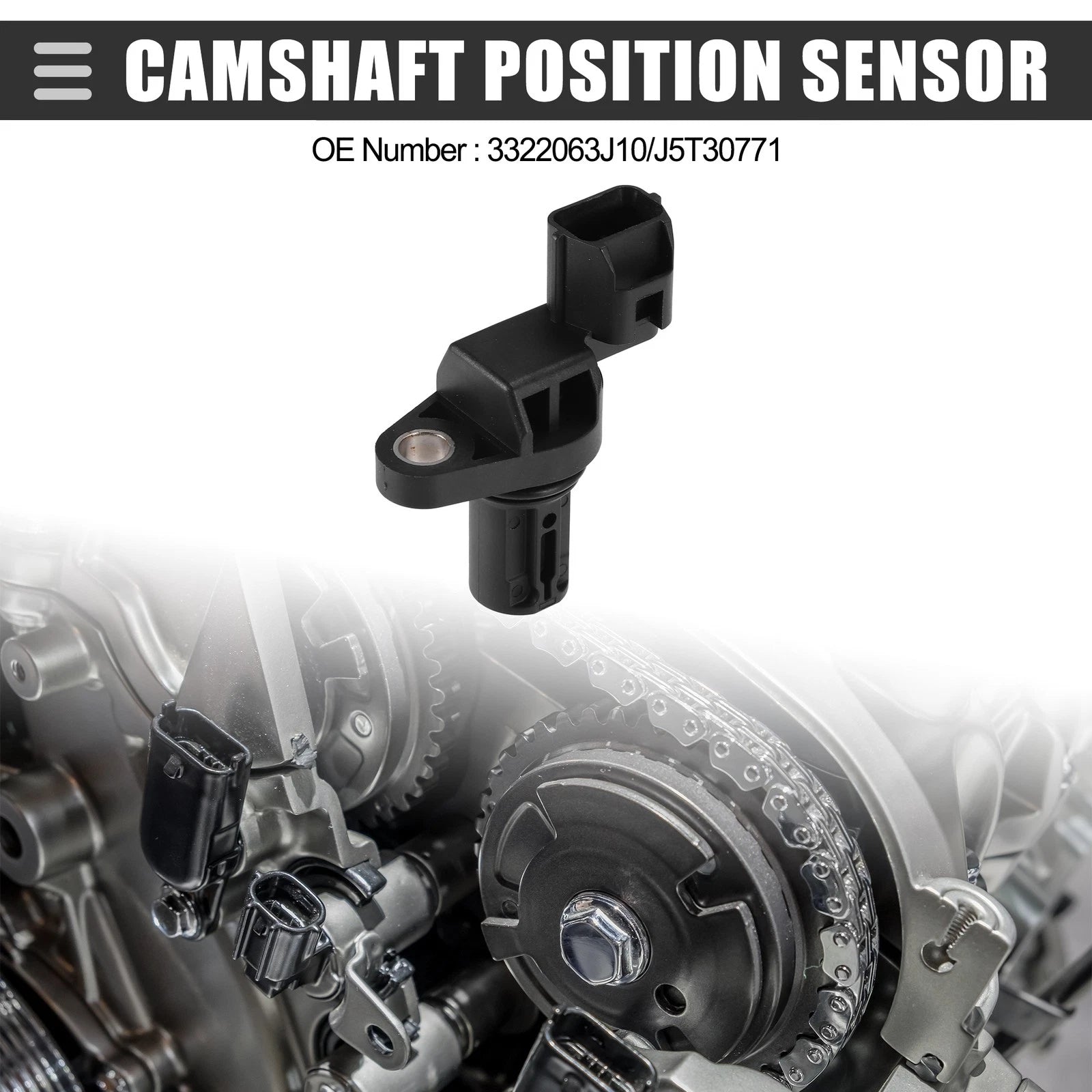 Camshaft Position Sensor for Mitsubishi Lancer (2004–2006) No. 33220-63J10