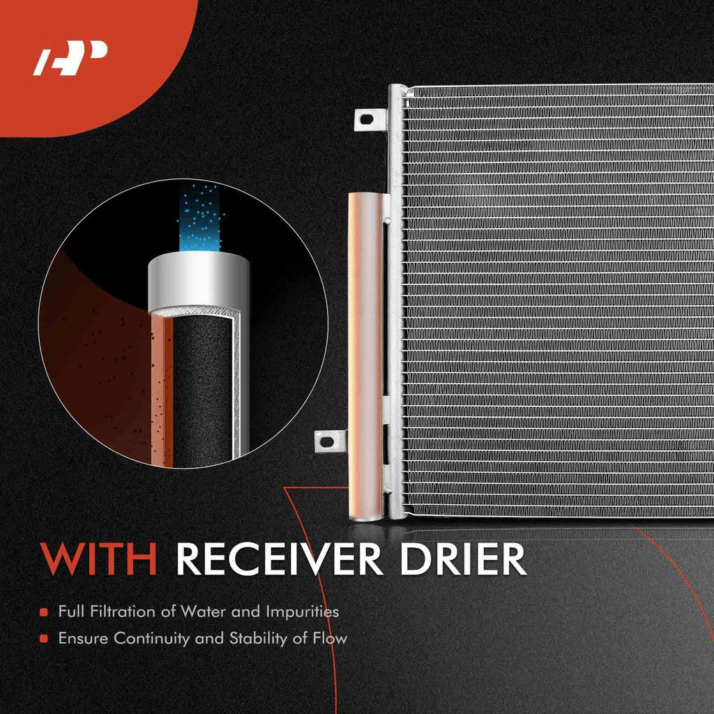 A/C Condenser & Cooling Fan Assembly for Chevy Spark (2013-2018)