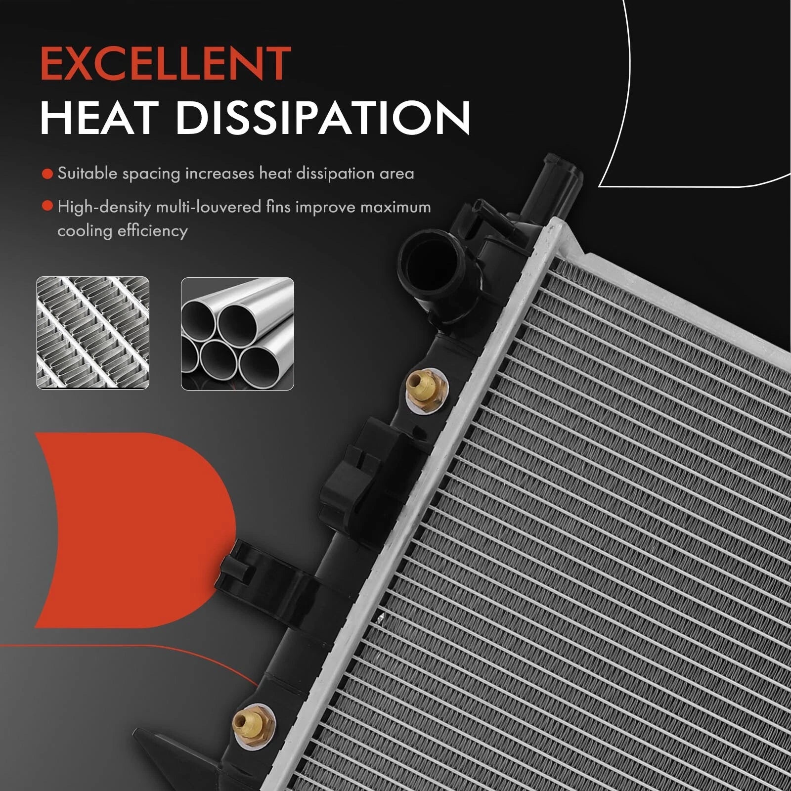 Radiator for Mercedes-Benz ML350 ML55 AMG (2000–2005)