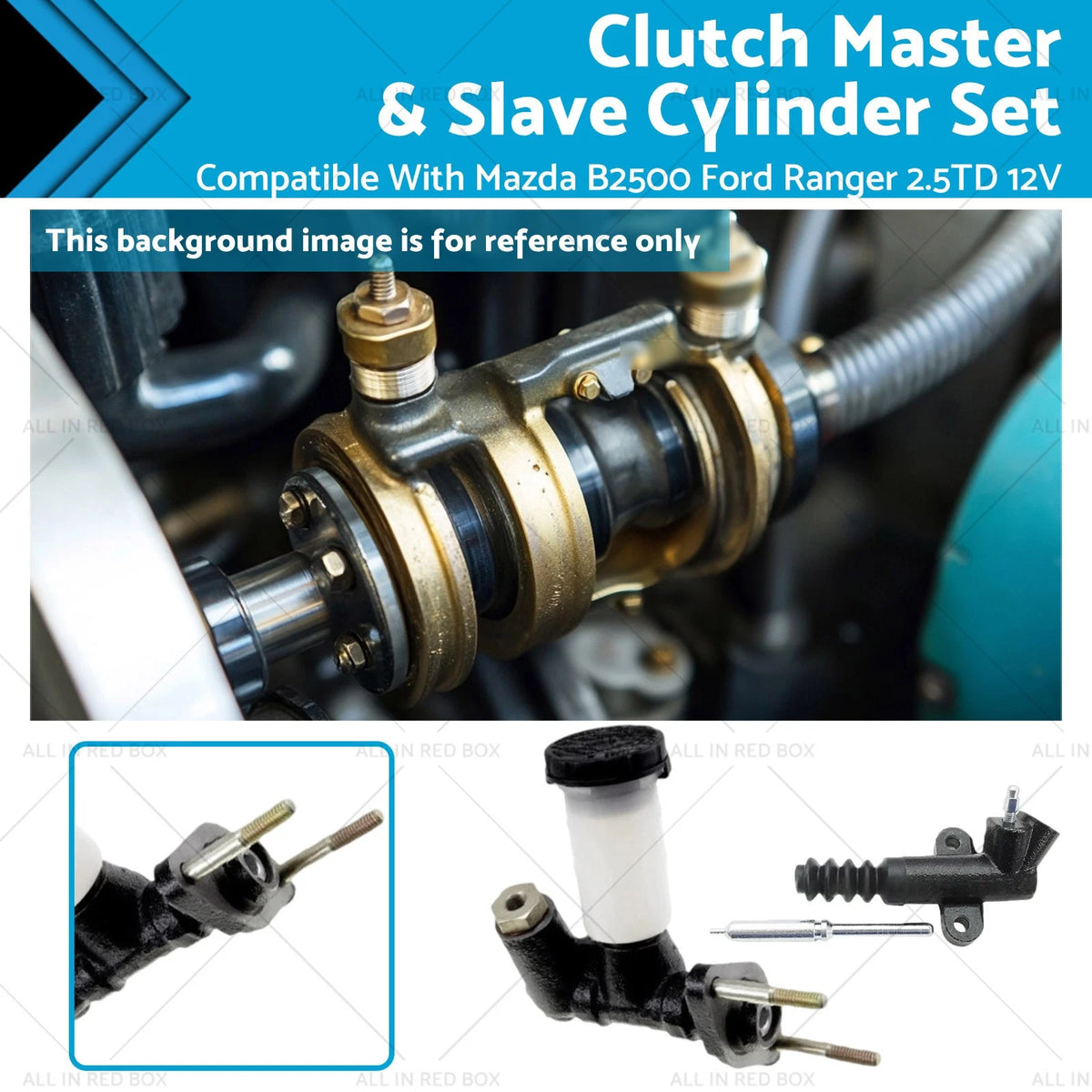 Clutch Master Slave Cylinder Kit for Mazda B2500 Ford Ranger (1998–2006)