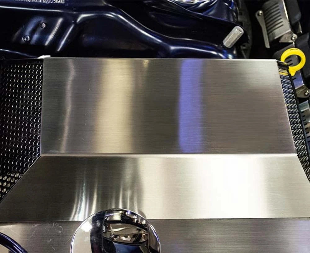 Fuse Box Cover Polished Finish for 2015-2023 Dodge Challenger