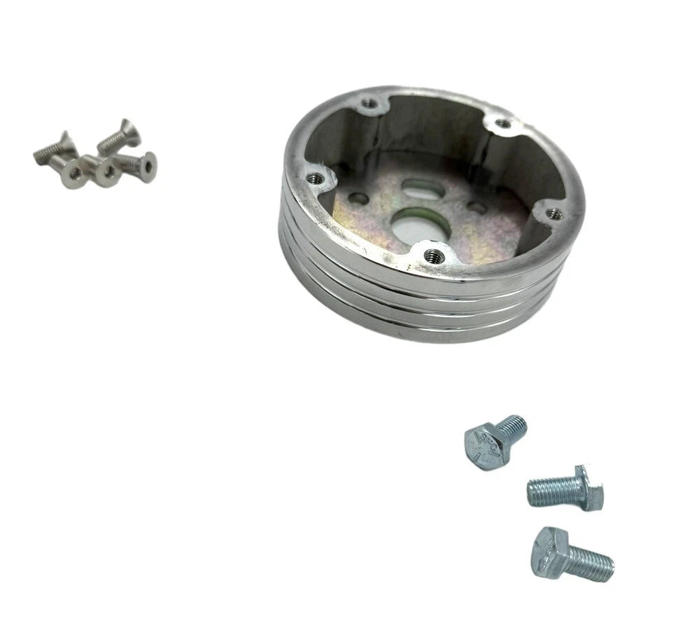 Billet Steering Wheel Hub Adapter 3 Hole to 5 Hole for Universal Fit (Any Year)
