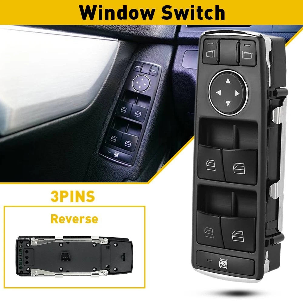 Front Left Door Window Switch for Mercedes W204 W212 C250 C300 E350 (2008–2016) 2049055302