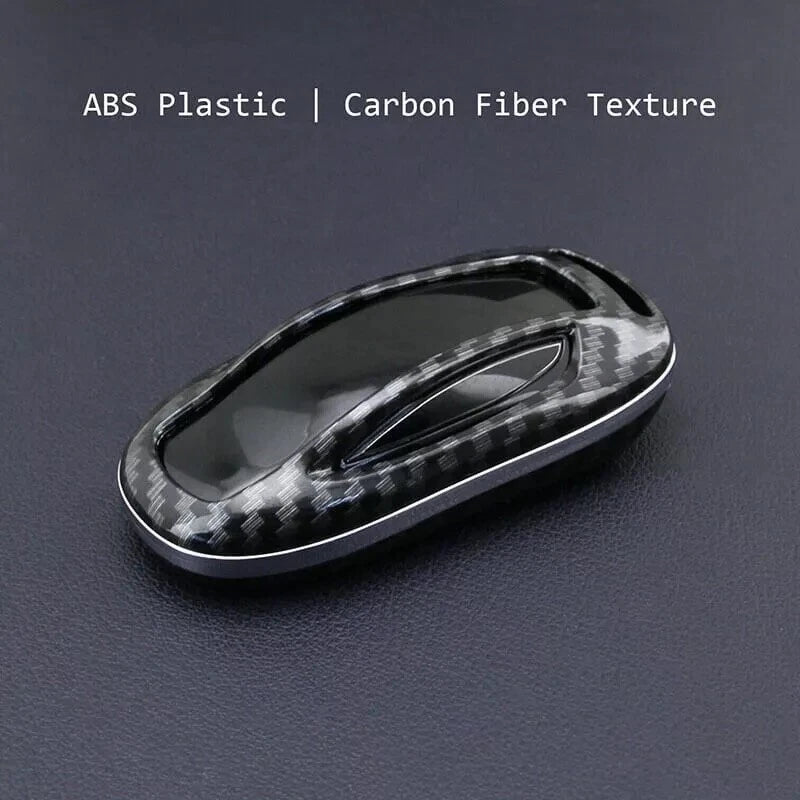 Carbon Fiber Key Fob Cover Case for Tesla Model X (2016-2024)