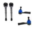 Set of 2 Mevotech Supreme Inner Outer Steering Tie Rod Ends for Transit Connect (2020–2023)