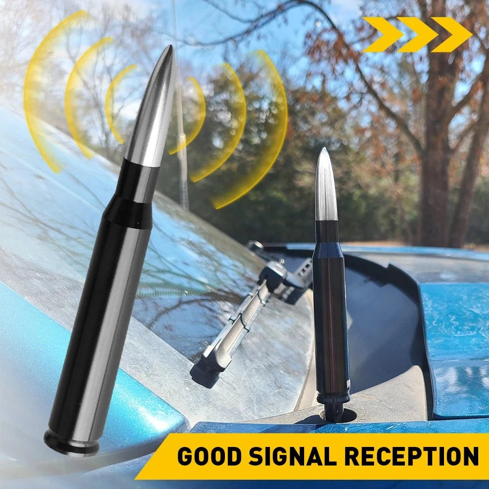 Bullet Antenna for Universal Motorcycle Cars Street Rod Boat (5.5")