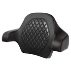 King trunk passenger backrest for Harley Touring Street Glide (2014–2025)