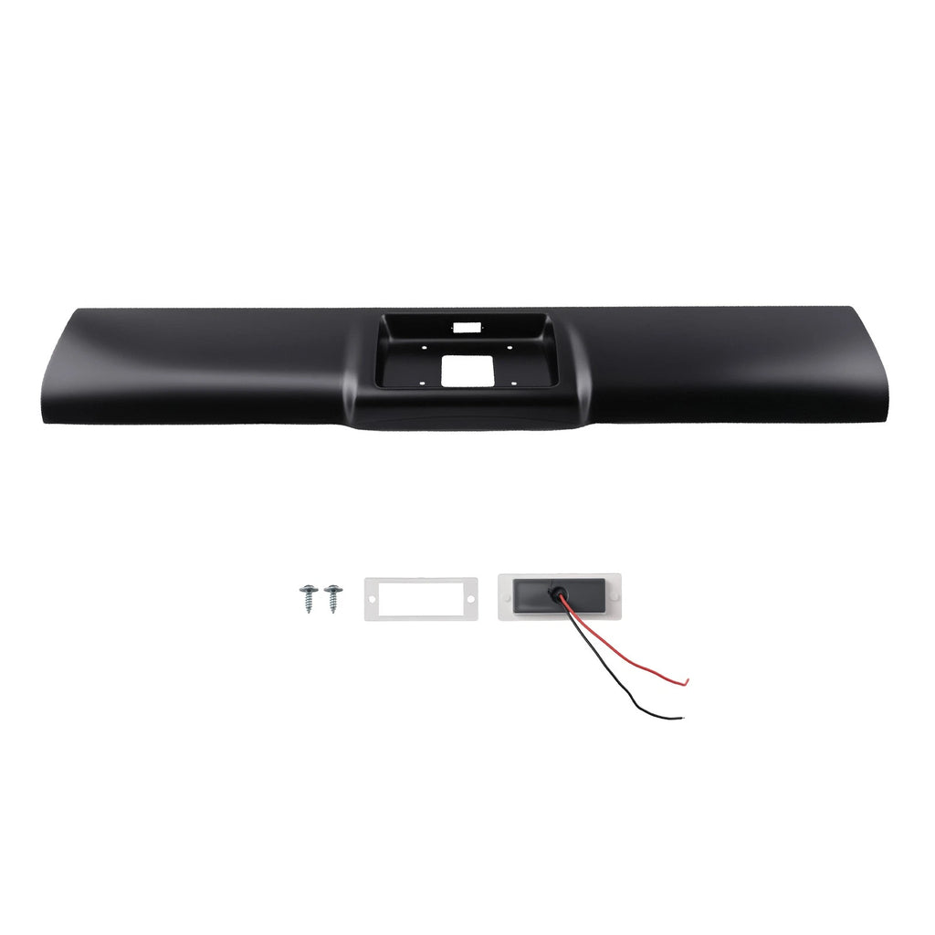 Rear Roll Pan for Chevrolet K2500 Suburban (1992–1999) Steel Black Primed
