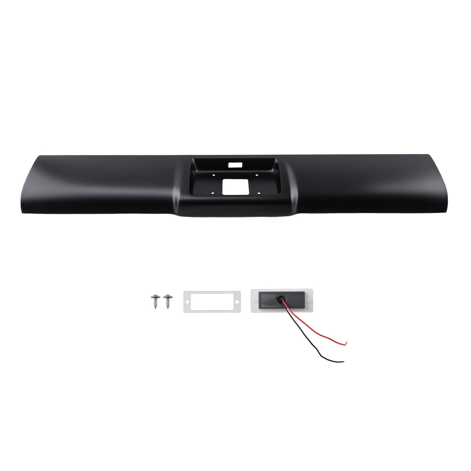 Rear Roll Pan for Chevrolet K2500 Suburban (1992–1999) Steel Black Primed