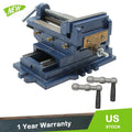 2 Way 5" Cross Slide Vise for Drill Press Milling Machine