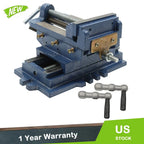 2 Way 5" Cross Slide Vise for Drill Press Milling Machine