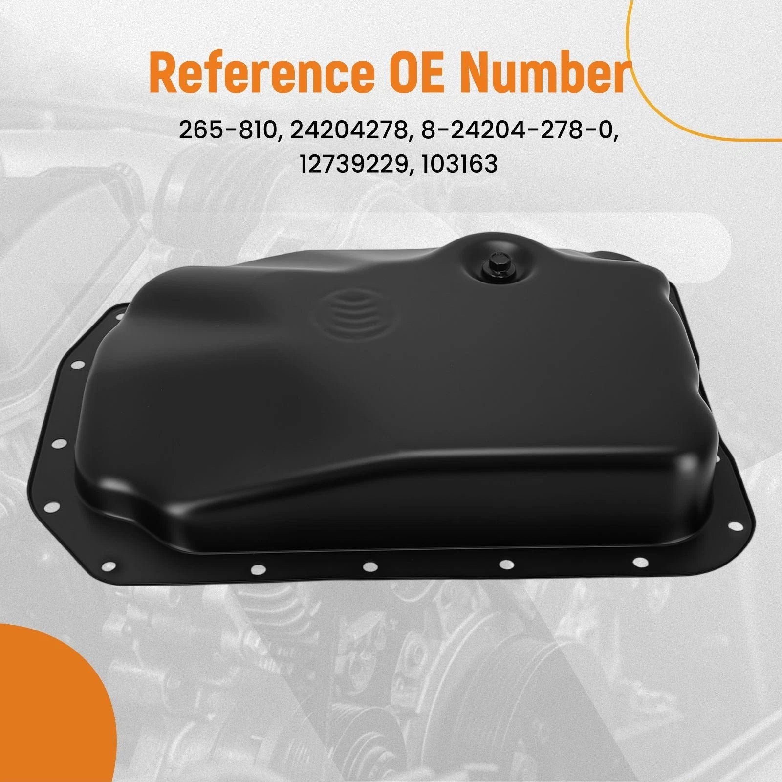 Transmission Fluid Oil Pan for GM 4L80-E 4L85-E (1996–2009) 24204278 Steel