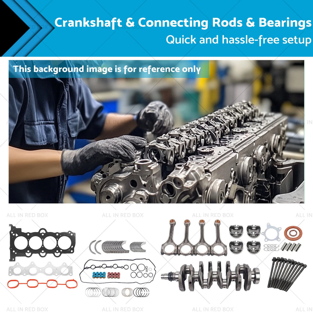 Crankshaft & Connecting Rods & Bearings for Hyundai Kia G4FJ (2016–2020)