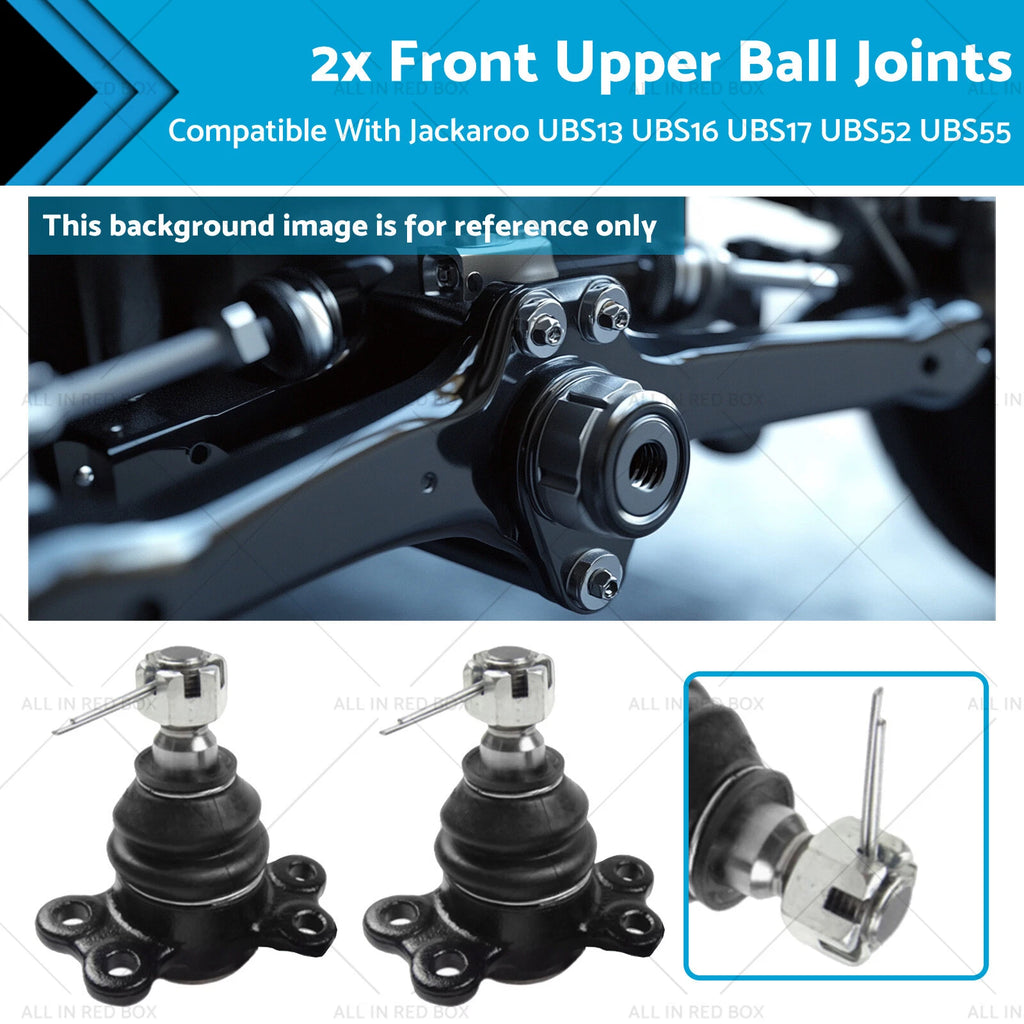 2X Front Upper Ball Joints for Jackaroo UBS13 UBS16 UBS17 UBS52 UBS55