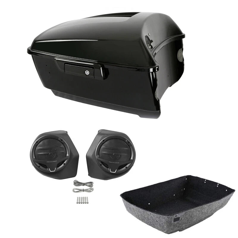 6.5" Black King Trunk Speakers Pod for Harley Electra Road Glide (2014–2026)